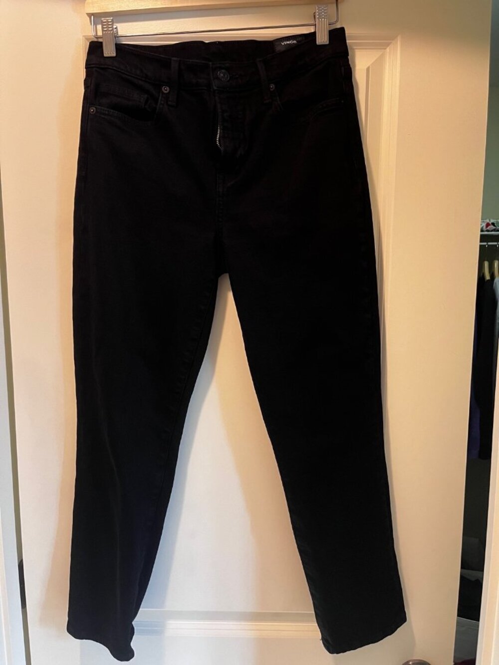 Vince Black Cropped Jeans - Size 28